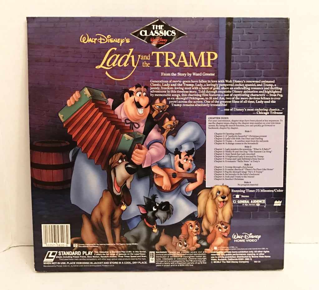 Lady and the Tramp (1955) Review – Distinct Chatter
