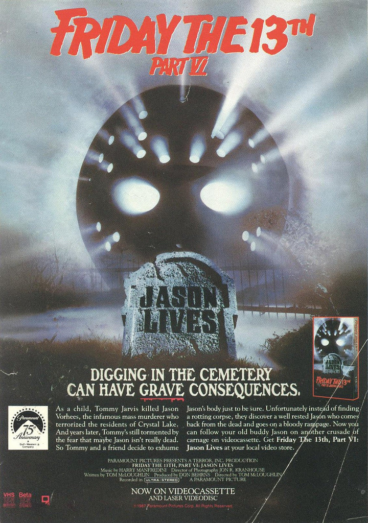 The holidays have come and gone,but LaserDisc time is all year long! PS- JASON'S NOT DEAD!