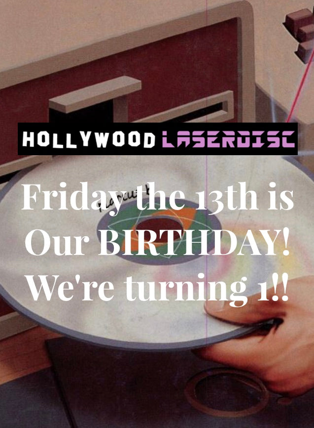 Friday the 13th is Our BIRTHDAY!💿💿