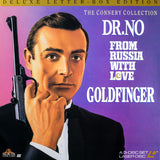 Connery Collection Box: Dr No, From Russia, Goldfinger (1992) CLV LBX [ML102713]