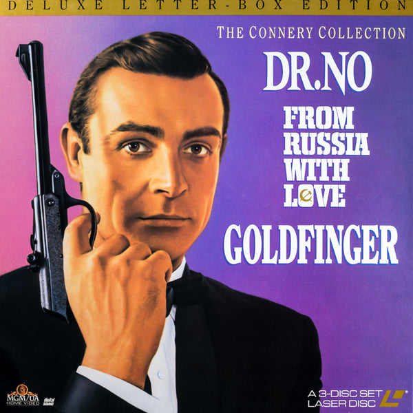 Connery Collection Box: Dr No, From Russia, Goldfinger (1992) CLV LBX [ML102713]